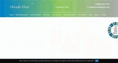 Desktop Screenshot of cheadleglass.com